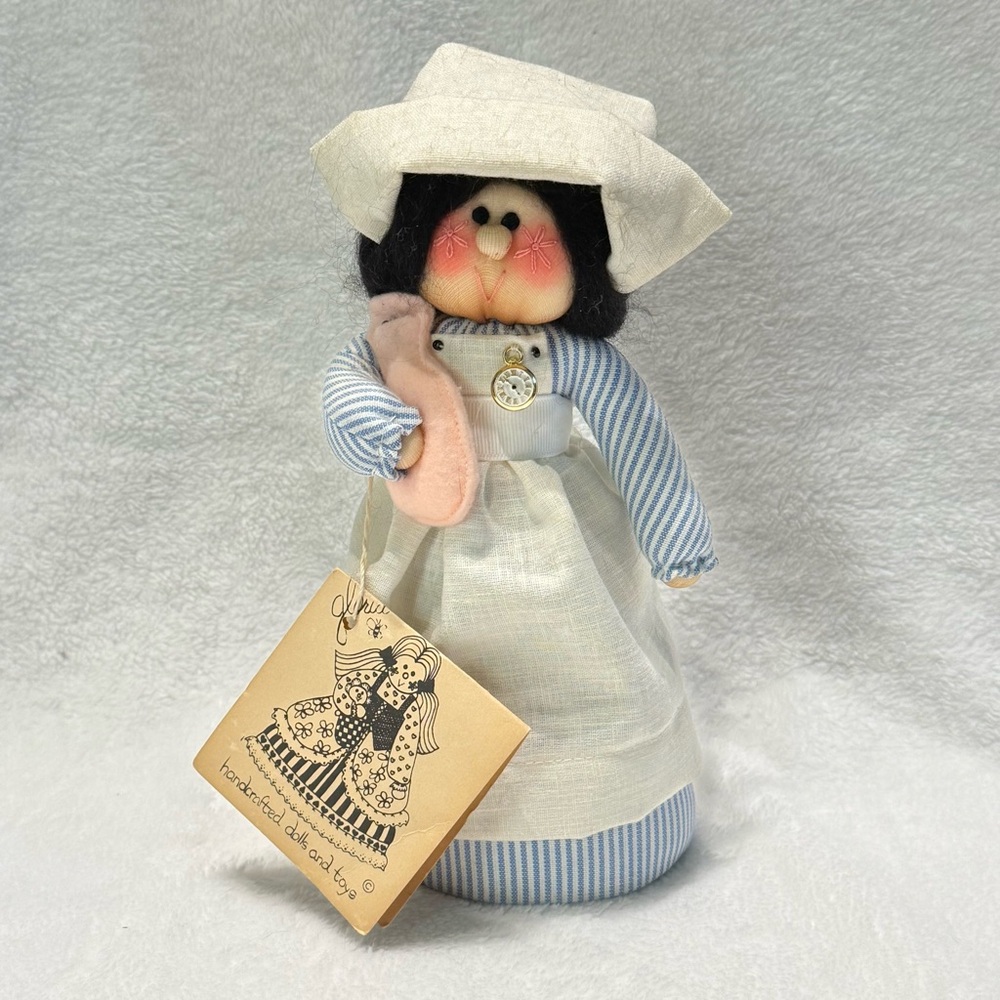 Vintage Gloria Handcrafted Dolls and toys Miss Mercy Nurse doll 1982